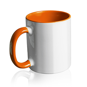 Tazza mug per sublimazione in ceramica 300 ml MUG-COLORIN G17341 - Arancio