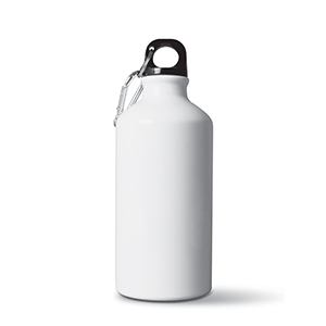 Borraccia alluminio personalizzata 500 ml PLUS-50S G20408 - Bianco