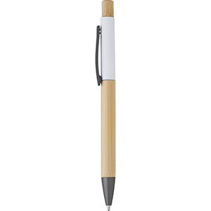 Penna bamboo personalizzata CESAR GV1014841 - Bianco