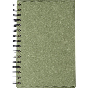 Quaderno personalizzato A5 con spirale ecologico CALEB GV1015153 - Verde