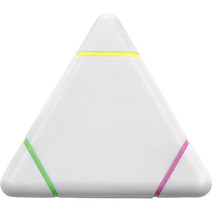 Evidenziatore personalizzato triangolo LAVI GV1052 - Bianco