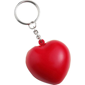 Portachiavi antistress cuore LILOU GV1171 - Rosso