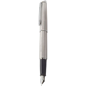 Waterman penna stilografica Hemisphere in acciaio inox GV1434 - Argento