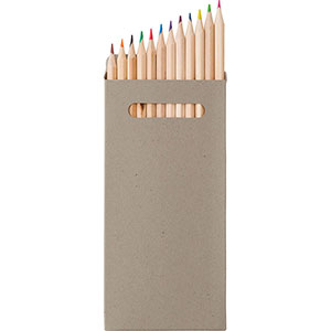 Gadget 12 matite colorate NINA GV2474 - Grigio