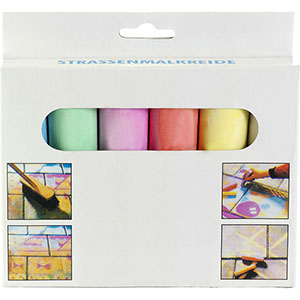 Set 6 gessetti colorati per esterno OTTILIE GV2797 - Multicolor