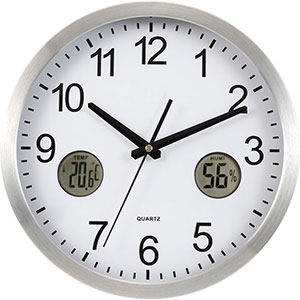 Orologio da parete personalizzato KENYA GV3262 - Argento