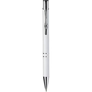 Penna personalizzata in alluminio ALBACETE GV3444 - Bianco