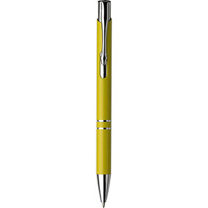 Penna personalizzata in alluminio ALBACETE GV3444 - Giallo