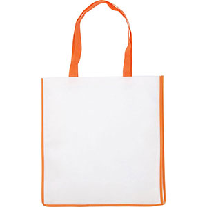 Shopping bag personalizzata tnt cm 38x40x15 AVI GV3610 - Arancio