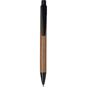 Penna personalizzabile in bamboo LACEY GV3993 - Nero