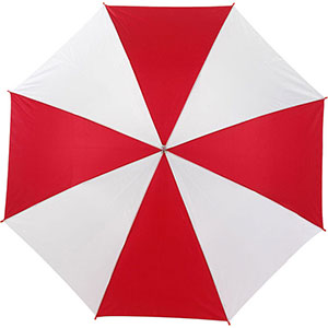 Ombrello con logo automatico cm 103 RUSSELL GV4141 - Rosso - Bianco