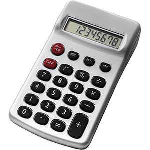 Calcolatrice 8 cifre TULIA GV4501 - Argento