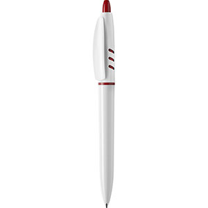 Stilolinea penna a sfera S30 in plastica GV4740 - Bianco - Rosso