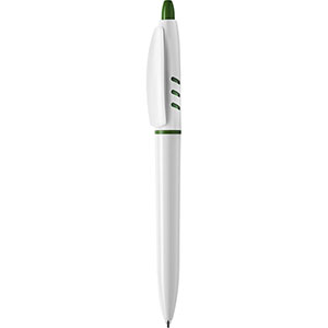 Stilolinea penna a sfera S30 in plastica GV4740 - Bianco - Verde