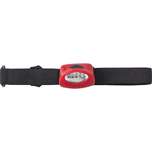 Torcia frontale a 5 led KYLIE GV4807 - Rosso