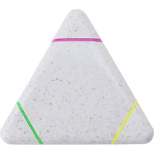 Evidenziatore triangolo in paglia di grano CARRIE GV480946 - Multicolor