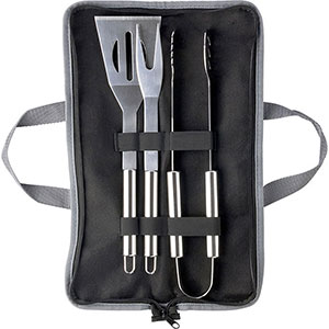 Gift set barbecue PRISCILLA GV5460 - Argento