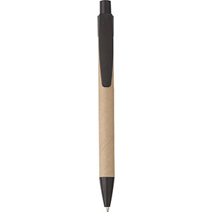 Penna ecologica in cartone e fibra di grano SPENCER GV548825 - Nero