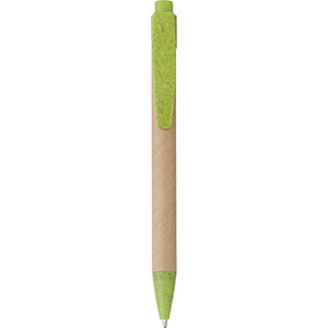 Penna ecologica in cartone e fibra di grano SPENCER GV548825 - Verde chiaro