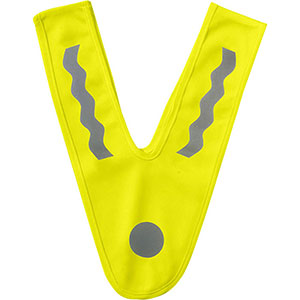 Gilet emergenza triangolare per bambini CASSIDY GV6670 - Giallo