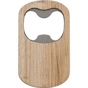 Apribottiglie con logo in legno AVIANA GV710009 - Marrone