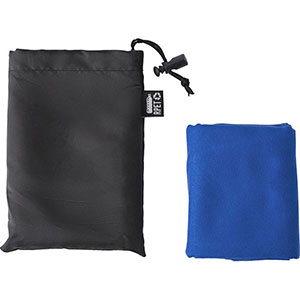 Asciugamano sport in rpet cm 30x80 con custodia BRUNILDA GV710097 - Blu Royal