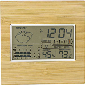 Stazione meteorologica in bamboo LIA GV710322 - Bamboo