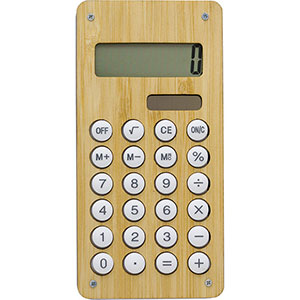 Calcolatrice in ABS e bamboo THOMAS GV710931 - Bamboo