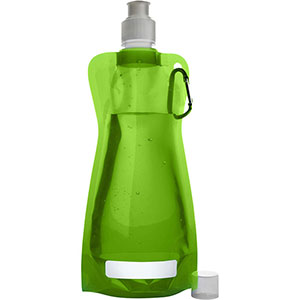 Borraccia pieghevole personalizzata 420 ml BAILEY GV7567 - Verde chiaro