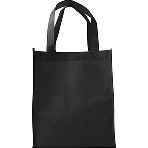 Shopper tessuto non tessuto personalizzata cm 26x30x21 KIRA GV7957 - Nero