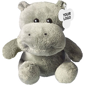 Peluche personalizzabile ippopotamo GERALDINE GV8084 - Grigio