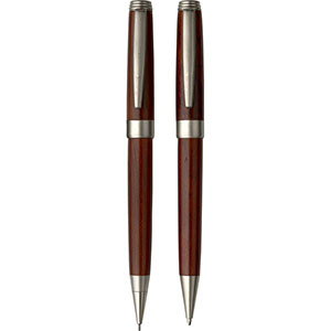 Parure di penne in legno JONAH GV8120 - Marrone