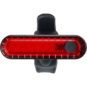 Luce per bici ricaricabile PRISKA GV8170 - Rosso