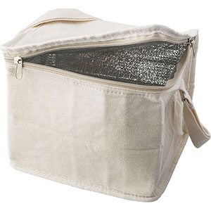 Borsa termica in cotone da 6 lattine MISHA GV820962 - Kaki