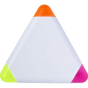 Evidenziatore triangolo personalizzato MICA GV8672 - Bianco