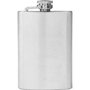 Fiaschetta personalizzata in acciaio inox da 100 ml INGRID GV8909 - Argento