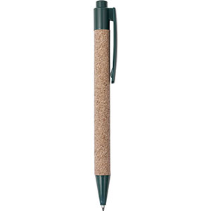 Penna personalizzata con dettagli sughero MACIE GV8986 - Verde