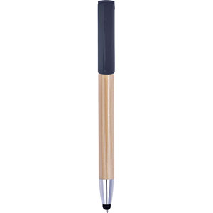 Penna touch personalizzata in bamboo COLETTE GV8988 - Nero