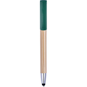 Penna touch personalizzata in bamboo COLETTE GV8988 - Verde