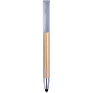 Penna touch personalizzata in bamboo COLETTE GV8988 - Argento