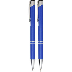 Penna personalizzata e matita in set regalo ZAHIR GV9032 - Blu Royal
