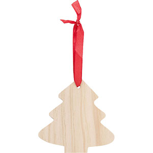 Decorazioni natalizie in legno a forma di Albero IMANI GV9049 - Marrone