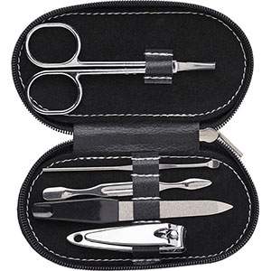 Manicure set in acciaio inox BLAKE GV9190 - Nero