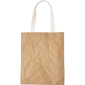 Shopping bag personalizzata in carta laminata GILBERT GV9304 - Marrone