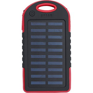 Power Bank solare da 4.000 mAh AURORA GV9333 - Rosso