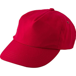 Cappellino personalizzato 5 pannelli in rpet SUZANNAH GV9343 - Rosso