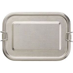 Lunch box personalizzati in acciaio da 750 ml REESE GV966198 - Argento