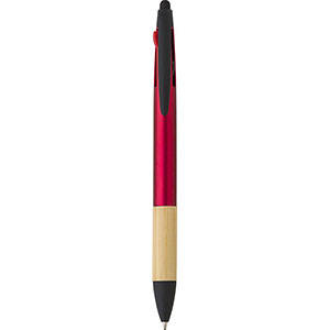 Penna 3 colori personalizzata MALACHI GV966208 - Rosso