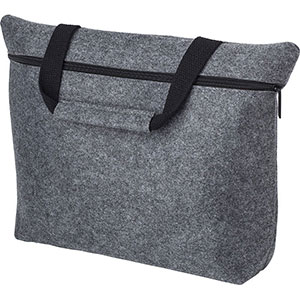 Borsa portadocumenti personalizzabile in feltro SCARLETT GV970960 - Grigio