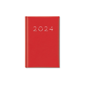 Agenda personalizzabile bigiornaliera cm 7x10 LUCERA H10020 - Rosso